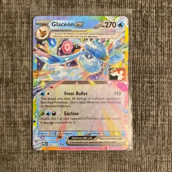 Play! Pokemon Prize Pack Series 7 Prismatic Evolutions 026/131 Glaceon ex - Image 1