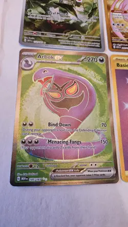 Pokemon 151 Lot Of 4 Caterpie Illustration Rare Mew And Basic Energy Hyper Rare - Image 2
