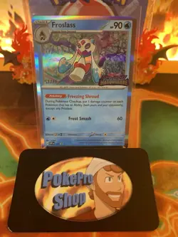 2024 Pokemon Scarlet & Violet Twilight Masquerade Froslass SVP117 STAFF - NM #1 - Image 1
