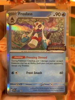 2024 Pokemon Scarlet & Violet Twilight Masquerade Froslass SVP117 STAFF - NM #1 - Image 2