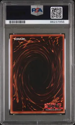 2002 Yu-Gi-Oh Dark Magician Legend of Blue Eyes 1st Edition LOB-005 PSA 9 - Image 2