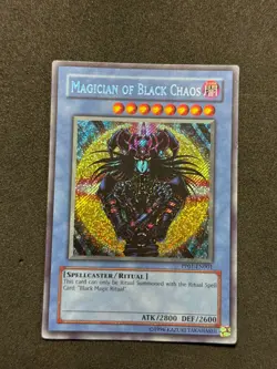 Yugioh Magician of Black Chaos PP01-EN001 Secret Rare NM - Image 1