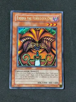 Yugioh Exodia the Forbidden One MC1-EN001 Limited Promo Secret Rare NM+ - Image 1