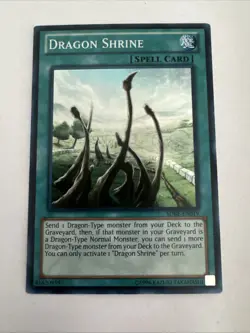 YuGiOh - DRAGON SHRINE (FOIL) - SDBE-EN019 - SUPER RARE - UNLIMITED - Image 1