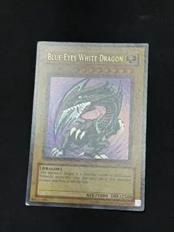Yugioh Blue-Eyes White Dragon SDK-001 Ultra Rare Played - Image 3