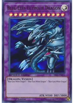 Yugioh Speed Duel - Blue-Eyes Ultimate Dragon (Ultra Rare) (1st Ed) SBLS-EN012 P - Image 1