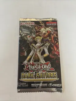 Yu-Gi-Oh English Edition Dark Saviors Sealed Booster Pack - Image 1