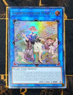 YUGIOH GranSolfachord Musecia (DAMA-EN048) Ultra Rare 1st Edition Near Mint - Image 1