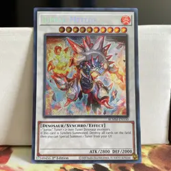 1ST EDITION JURRAC METEOR 2025 BLMM-EN150 YUGIOH CARD (NM) - Image 1