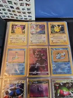 90 Pokemon Card Binder Collection | 30+ Vintage/WOTC/EX's+ Modern Holos + More - Image 2