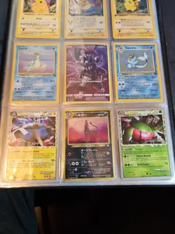 90 Pokemon Card Binder Collection | 30+ Vintage/WOTC/EX's+ Modern Holos + More - Image 3