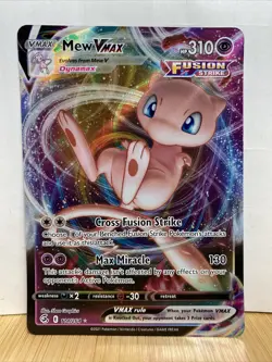 Pokemon Chilling Reign Mew Vmax Foil Card Rare 1114/264 - Image 1