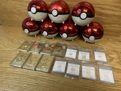 (7) 1999 Pokemon 23K Gold Plated Trading Cards. Mewtwo Charizard - Image 1
