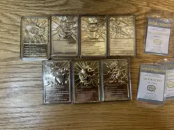 (7) 1999 Pokemon 23K Gold Plated Trading Cards. Mewtwo Charizard - Image 5
