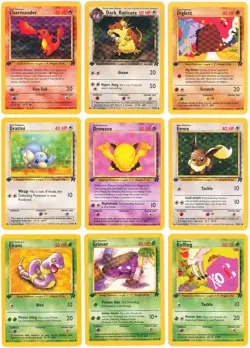 Pokemon Team Rocket 1st Edition 51-Card Non Holo Lot (All Cards 32-82) NM-Mint - Image 5
