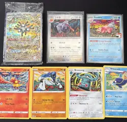 Pokemon Card Lot Magneton 159 Sealed Promo + Aerodactyl Masterball 142/165 JP ++ - Image 1