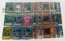 LOT OF 100+ YUGIOH VINTAGE CARDS HOLOS RARES ENGLISH JAPANESE 1ST EDITION - Image 1