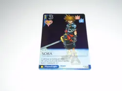 Kingdom Hearts TCG Card Sora Level 3 (Break of Dawn 3/162) Foil SR NM - Image 1