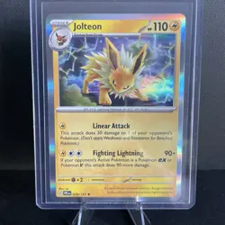 Pokemon TCG SV-Prismatic Evolutions Jolteon Holo Rare Card #29/131 - Image 1