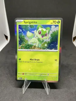 Sprigatito 001 Sv: Scarlet & Violet Promo Cards Holo Pokemon - Image 1