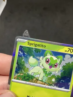 Sprigatito 001 Sv: Scarlet & Violet Promo Cards Holo Pokemon - Image 3