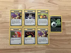 LOT OF 7 - Vintage Team Rocket Trainer Pokemon Cards - All In NM Condition - Image 1