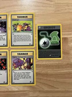 LOT OF 7 - Vintage Team Rocket Trainer Pokemon Cards - All In NM Condition - Image 3