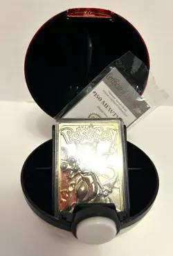 Pokemon 23K Gold Plated Trading Card Blue Mewtwo 1999 Burger King Sealed W/COA - Image 1