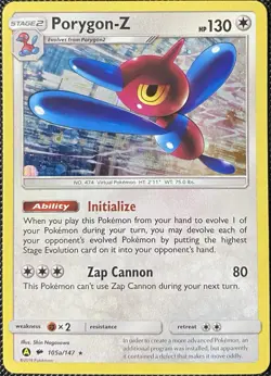 Porygon-Z 105A/147 Alternate Art (Cosmos Holo See Photos) - Pokemon Card - Image 1