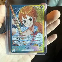 One Piece TCG Nami - OP11-041 - Alt Art Leader - One Piece Card Game - Image 1