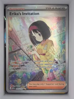Pokemon TCG Erika's Invitation 203/165 Full Art SV: 151 Pokemon Card Near Mint - Image 1
