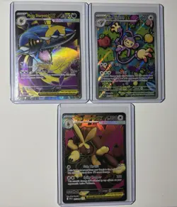 Pokemon TCG 3 Card Lot - 2 Ultra Rare & 1 Illustration Rare Phantasmal Flames - Image 1
