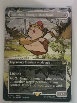 x1 Stiltzkin, Moogle Merchant - Borderless R MTG Final Fantasy M/NM, English - Image 1