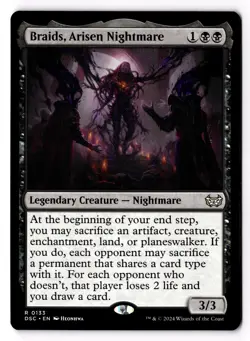 Braids, Arisen Nightmare 133 Commander: Duskmourn: House of Horror NM - Image 1