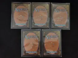 1x Each WUBRG Raised Foil VENOM LANDS Mana Symbiote Marvel SpiderMan Secret Lair - Image 2