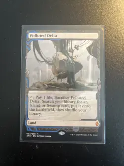 Polluted Delta Zendikar Rising Expeditions Regular NM X1 - Image 1