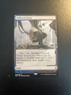 Polluted Delta Zendikar Rising Expeditions Regular NM X1 - Image 2