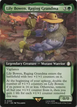 Lily Bowen, Raging Grandma (Extended Art) R Universes Beyond: Fallout 399 - Image 1