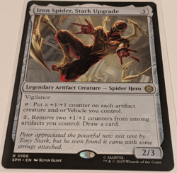 (4x), Iron Spider, Stark Upgrade Rare: Spider-Man MTG (NM) - Image 1