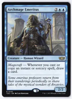Archmage Emeritus R Commander: Tarkir: Dragonstorm 145 NM - Image 1