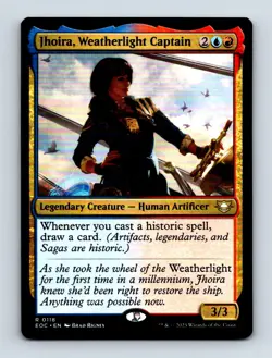 #118 2025 Edge of Eternities Commander Jhoira, Weatherlight Captain Rare - Image 1