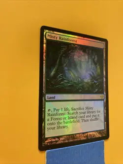 Misty Rainforest FOIL LP #220 Zendikar MTG - Image 3