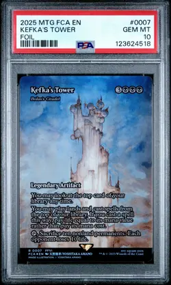 4518 Kefka's Tower 2025 Magic: The Gathering Final Fantasy FCA #0007 Foil PSA 10 - Image 1