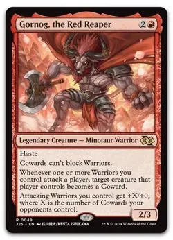 Gornog, the Red Reaper (Anime) #49 (NM) Foundations Jumpstart J25 Magic MTG - Image 1