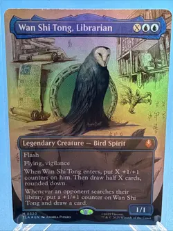 Wan Shi Tong, Librarian - Borderless FOIL MTG Avatar: TLA Near Mint / M - 0320 - Image 1