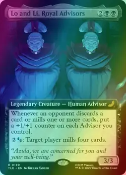 Lo and Li, Royal Advisors - Extended Art Foil - Avatar: The Last Airbender - TLE - Image 1