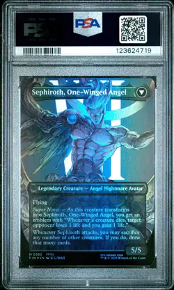 4719 Sephiroth Fabled One-Winged Angel 2025 MTG Final Fantasy #0382 Foil PSA 10 - Image 2
