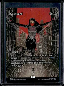 2025 Magic MTG Marvel Universe Eternal-Legal Silkguard Rare #0037 - Image 1