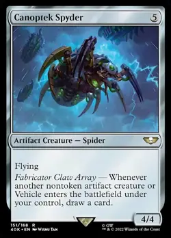 1x Canoptek Spyder NM-Mint, English Universes Beyond: Warhammer 40,000 MTG Magic - Image 1