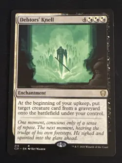 1x Debtors' Knell (215) Commander 2021 LP MTG Magic the Gathering x1 MKE - Image 1